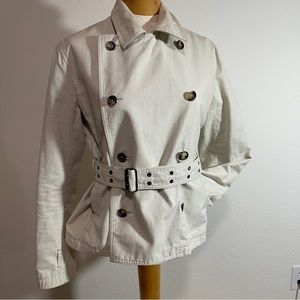 Genuine Burberry jacket with belt, USA size 12 - needs a wash